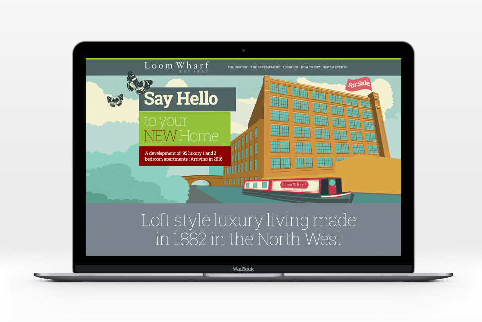 loom wharf website design