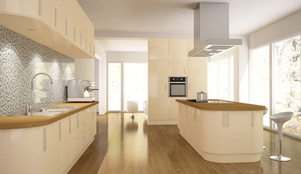 c4d kitchen render